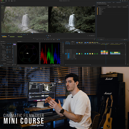 Cinematic Filmmakers Pack (Mini Course + LUTs)